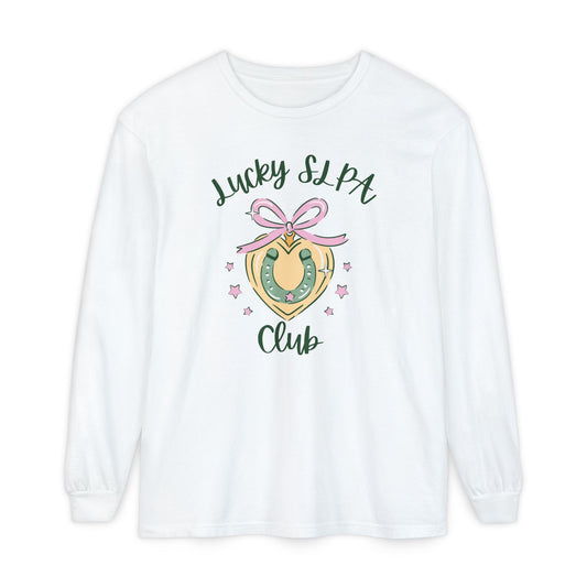 Lucky SLPA Club Long Sleeve Comfort Colors T-Shirt