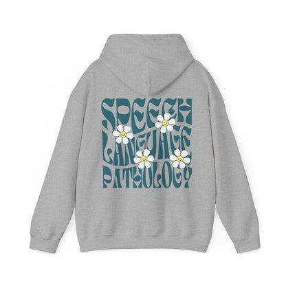 Groovy Daisy Speech Hoodie | Front and Back Print
