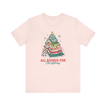 All Booked for Christmas Jersey T-Shirt
