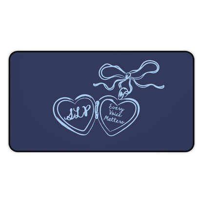 SLP Heart Locket Desk Mat