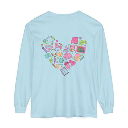 National Speech-Language-Hearing Month Long Sleeve Comfort Colors T-Shirt