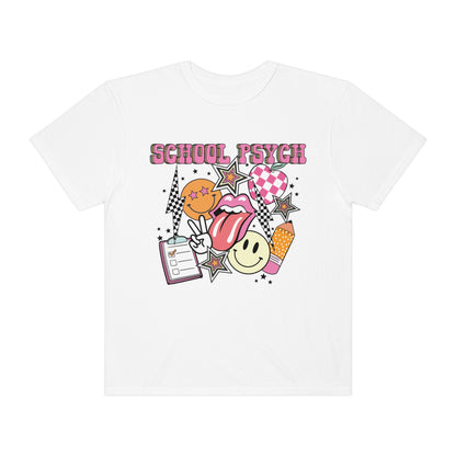 Retro School Psych Comfort Colors T-Shirt