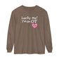 Lucky Me I'm an OT Long Sleeve Comfort Colors T-Shirt