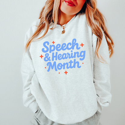 Speech & Hearing Month Crewneck Sweatshirt