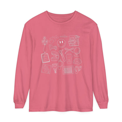 Speech-Language-Hearing Long Sleeve Comfort Colors T-Shirt