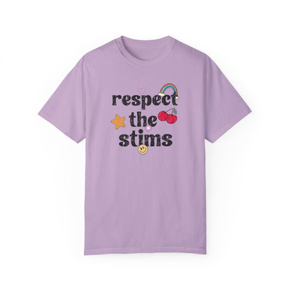 Respect The Stims Distressed Comfort Colors T-Shirt