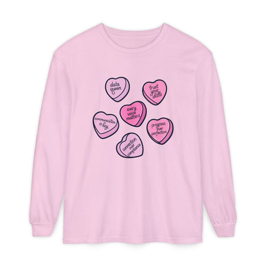 Candy Hearts Long Sleeve T-Shirt