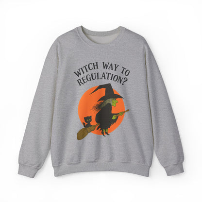 Witch Way to Regulation Crewneck Sweatshirt