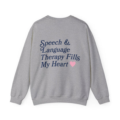 Speech Fills My Heart Crewneck Sweatshirt