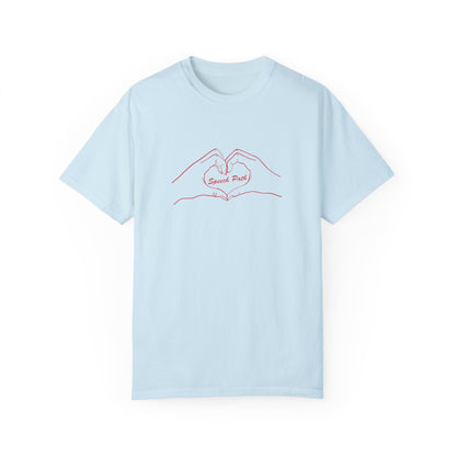 Speech Path Heart Hands Comfort Colors T-Shirt