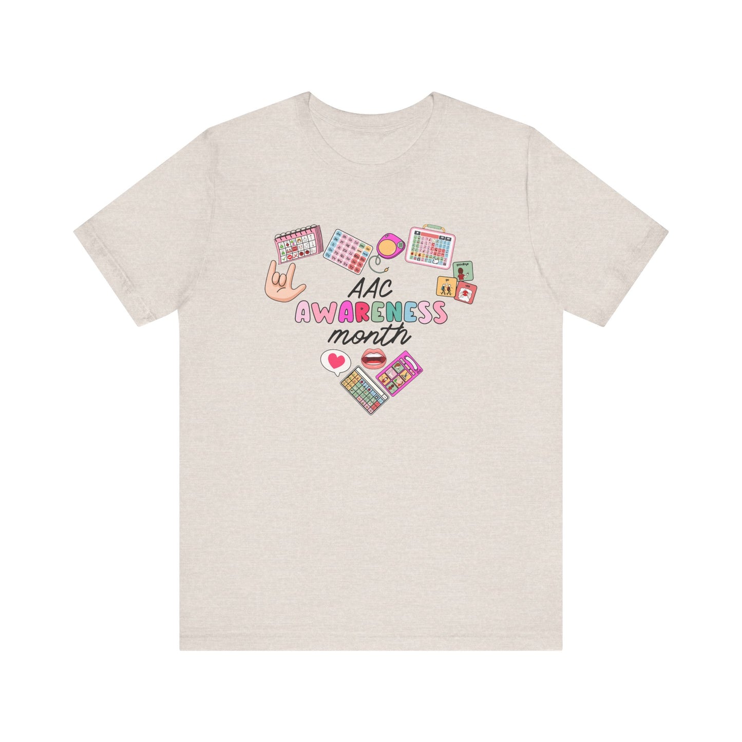 AAC Awareness Month Short Sleeve T-Shirt