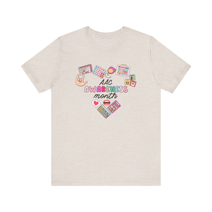 AAC Awareness Month Short Sleeve T-Shirt
