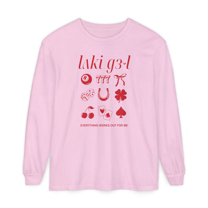 Lucky Girl IPA Long Sleeve Comfort Colors T-Shirt
