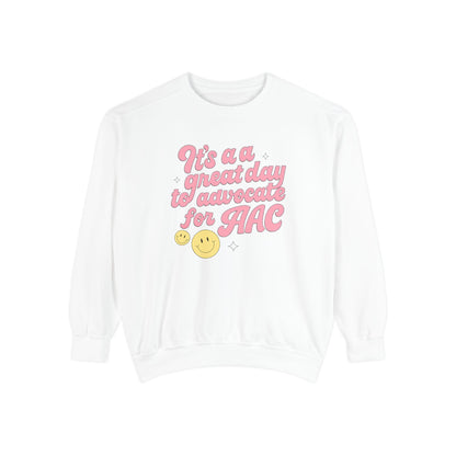 Advocate for AAC Comfort Colors Sweatshirt