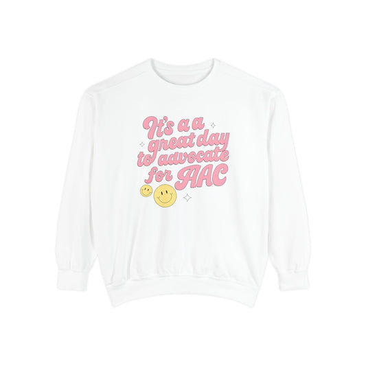 Advocate for AAC Comfort Colors Sweatshirt