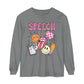 Retro Speech Long Sleeve Comfort Colors T-shirt