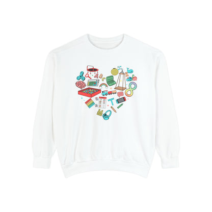 Autism Heart Comfort Colors Sweatshirt
