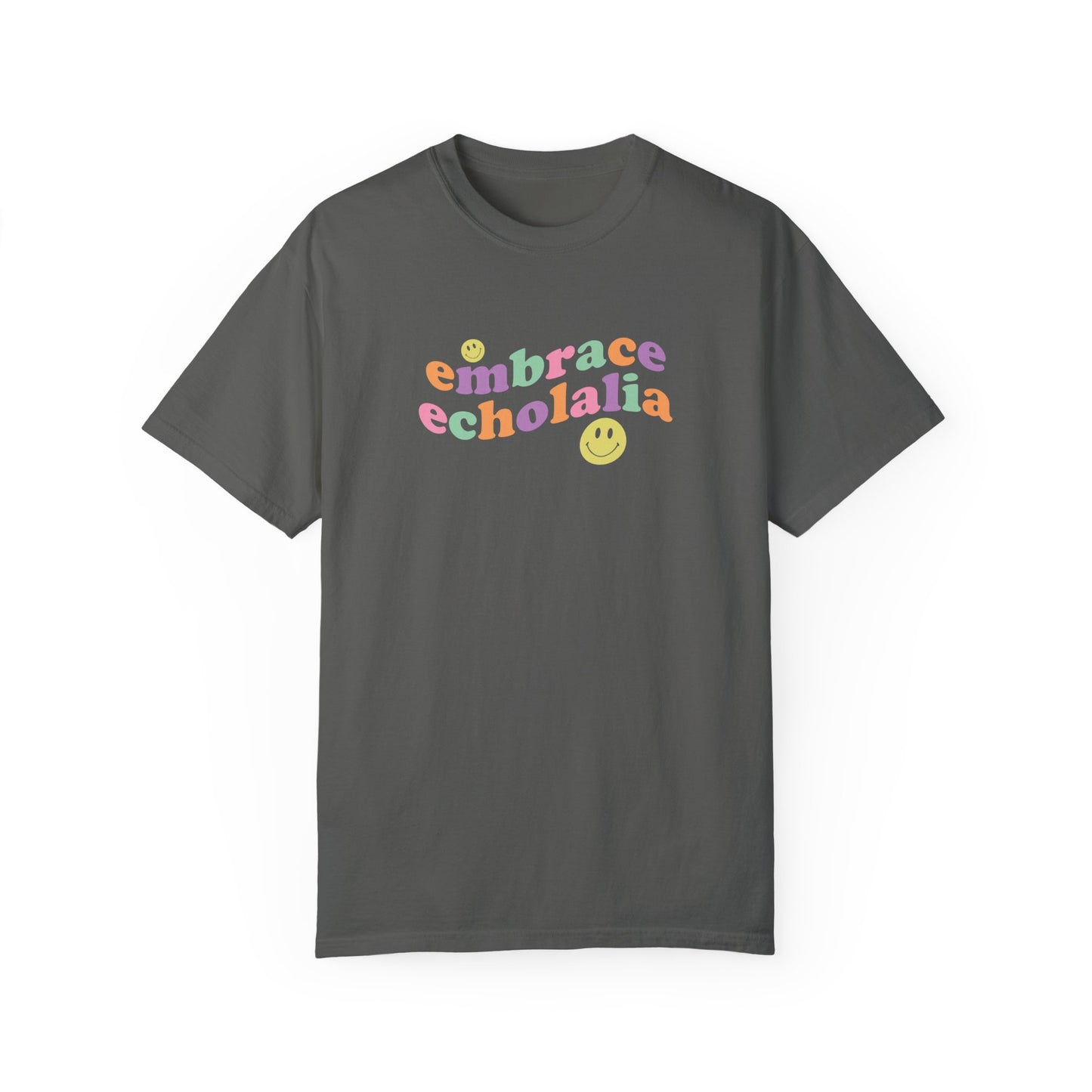 Embrace Echolalia Wavy Comfort Colors T-Shirt