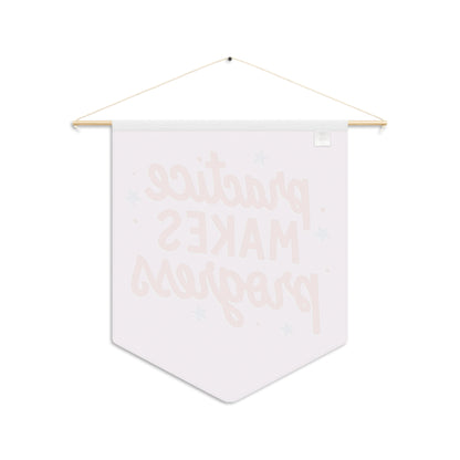 Practice Makes Progress Pennant