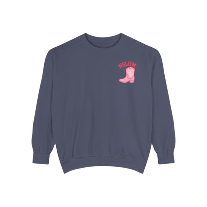 Western NSLHM Comfort Colors Sweatshirt | Front and Back Print
