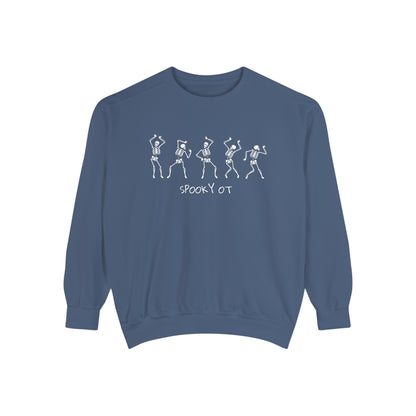 Spooky OT Skeletons Comfort Colors Sweatshirt