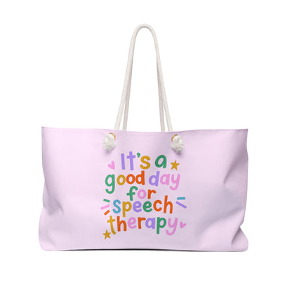 It's a Good Day for Speech Therapy Oversized Tote