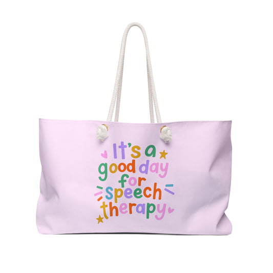 It's a Good Day for Speech Therapy Oversized Tote