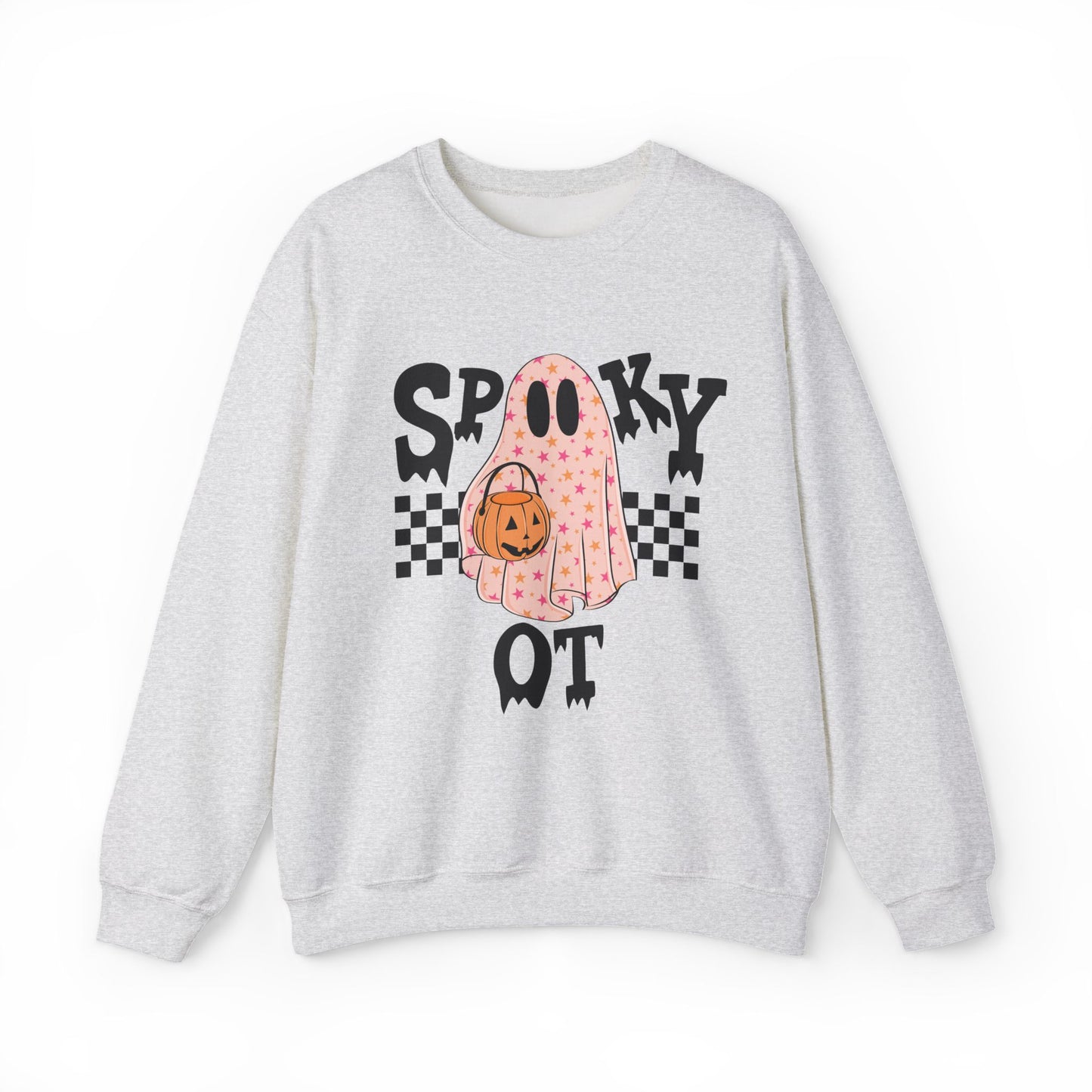 Spooky OT Checkerboard Crewneck Sweatshirt