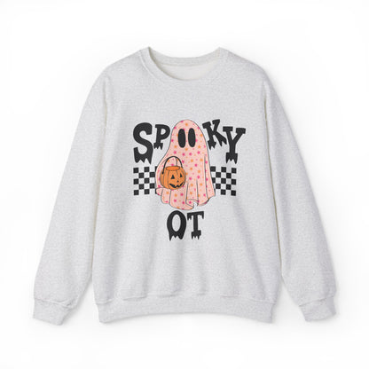 Spooky OT Checkerboard Crewneck Sweatshirt