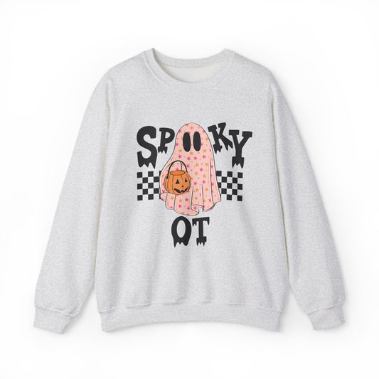 Spooky OT Checkerboard Crewneck Sweatshirt