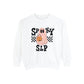 Spooky SLP Checkerboard Comfort Colors Sweatshirt