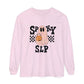 Spooky SLP Checkerboard Long Sleeve Comfort Colors T-Shirt