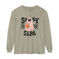 Spooky SLPA Checkerboard Long Sleeve Comfort Colors T-Shirt