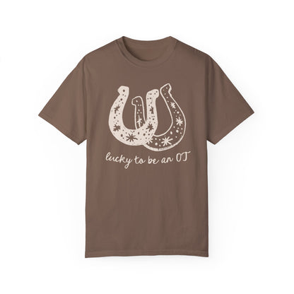 Lucky OT Horseshoe Comfort Colors T-Shirt