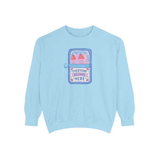 Everyone Belongs Here Comfort Colors Sweatshirt