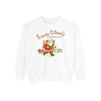 Santa Claus's Favorite SLP Comfort Colors Sweatshirt