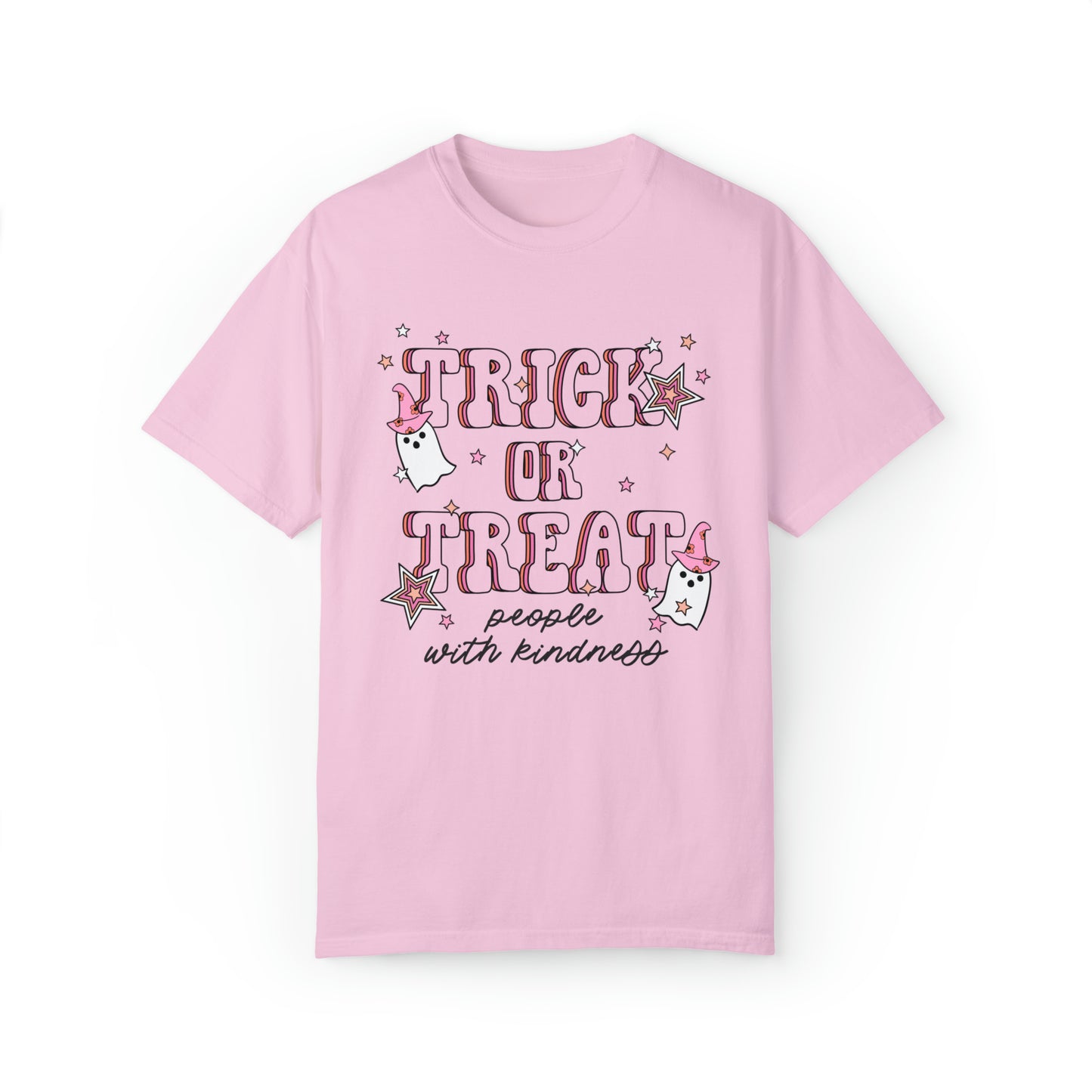 Trick or Treat People With Kindness Comfort Colors T-Shirt