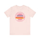 Speech & Hearing Month Retro Stripes Jersey T-Shirt