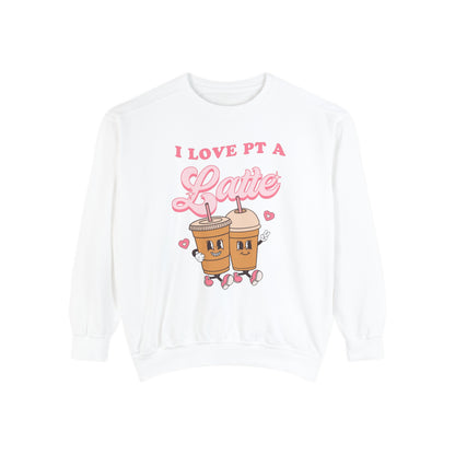 I Love PT a Latte Comfort Colors Sweatshirt