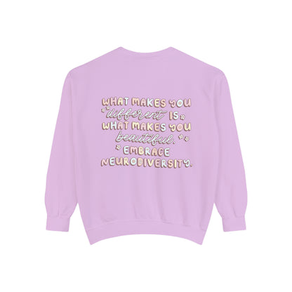 Embrace Neurodiversity Comfort Colors Sweatshirt