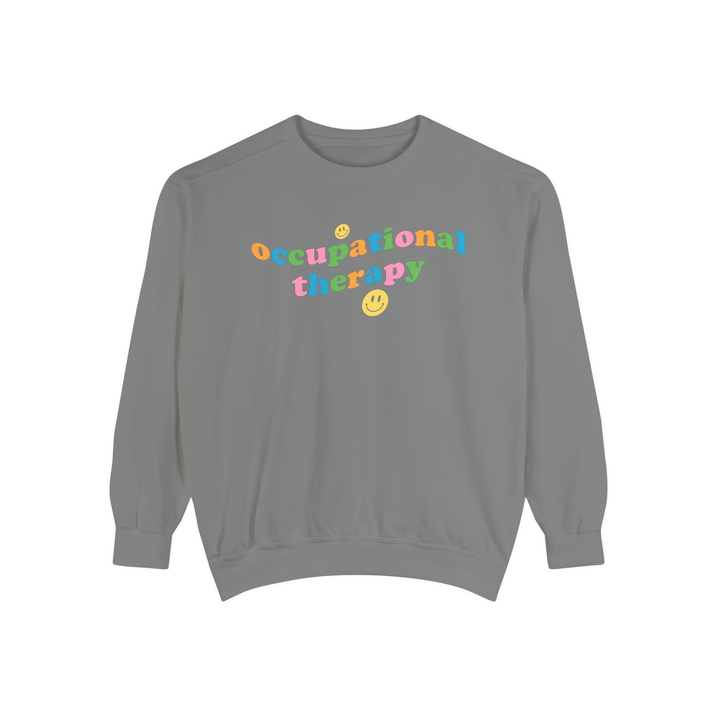 Occupational Therapy Wavy Comfort Colors Sweatshirt