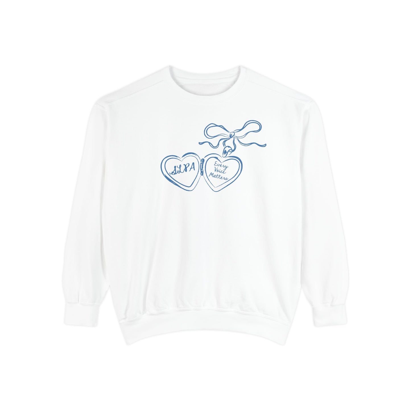SLPA Heart Locket Comfort Colors Sweatshirt