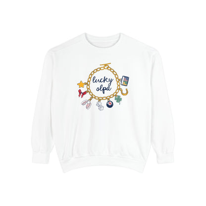 Lucky SLPA Charm Bracelet Comfort Colors Sweatshirt