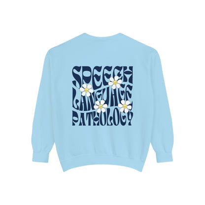 Speech Retro Daisy Comfort Colors Sweatshirt