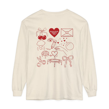 Helping Hands OT Long Sleeve Comfort Colors T-Shirt | Front and Back Print