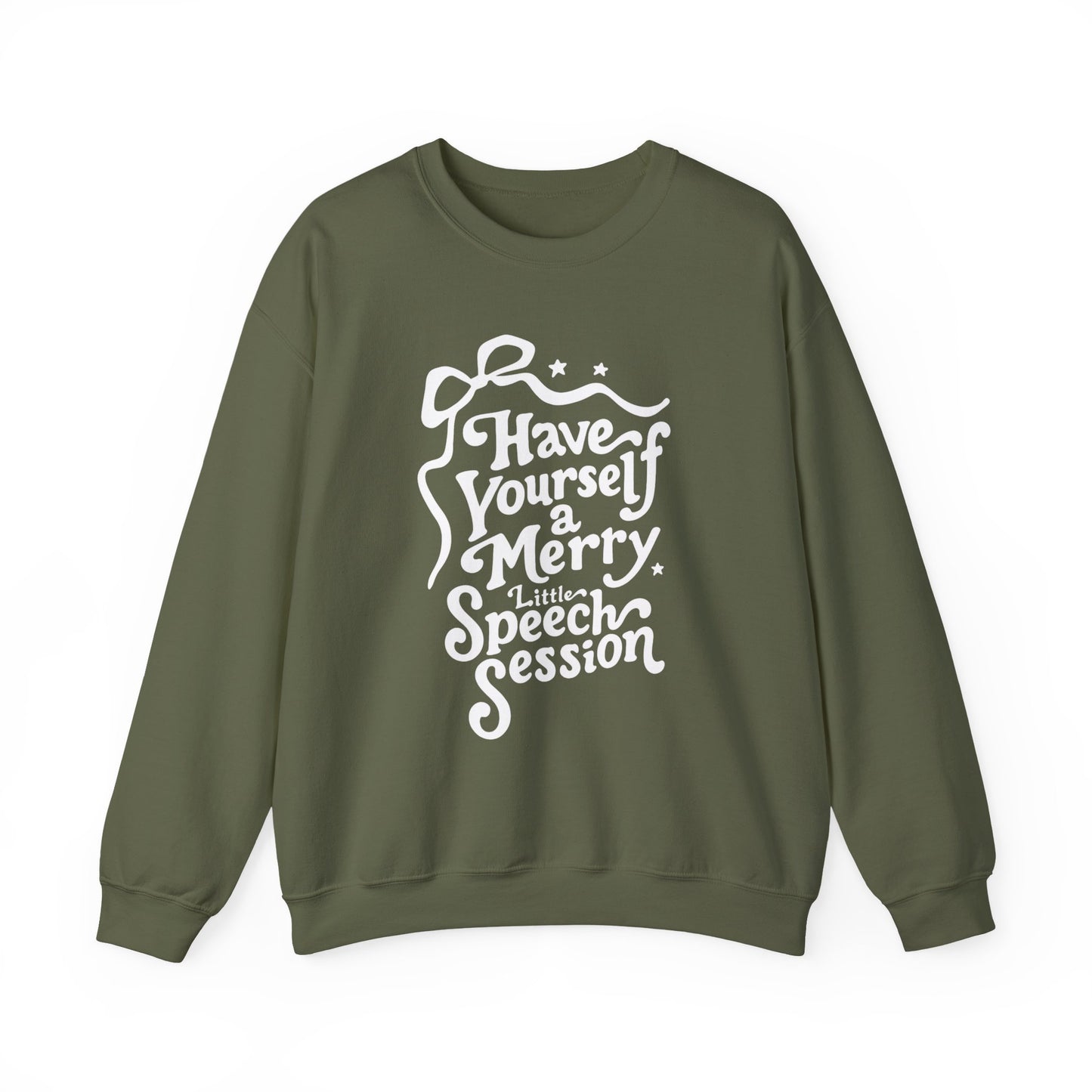 Merry Little Speech Session Crewneck Sweatshirt