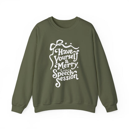 Merry Little Speech Session Crewneck Sweatshirt