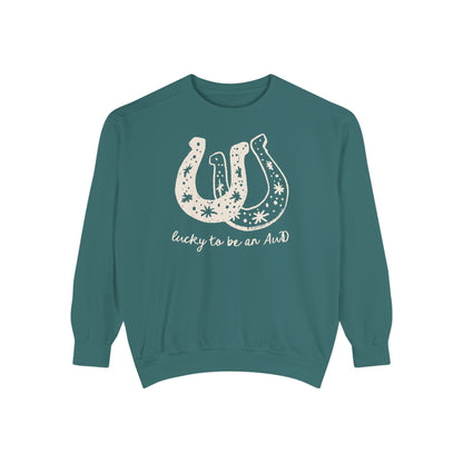Lucky AuD Horseshoe Comfort Colors Sweatshirt