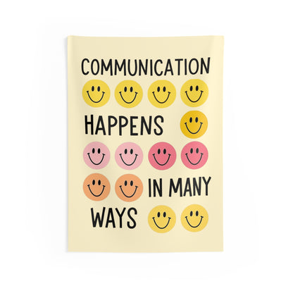 Communication Happens in Many Ways Tapestry