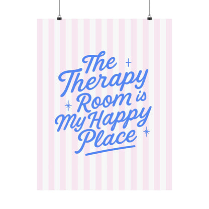 Therapy Room Happy Place Poster